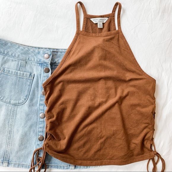 American Eagle Outfitters Tops - AEO Faux Suede Tank Top